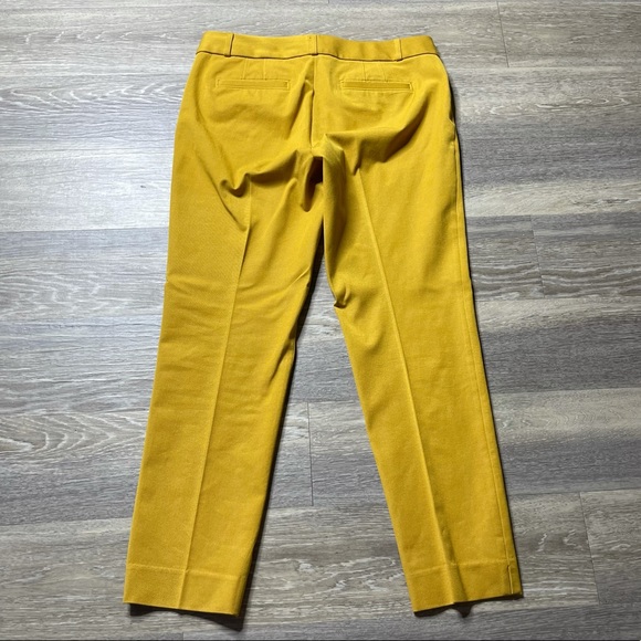 BANANA REPUBLIC straight leg mustard Martin fit pants size 10 - Picture 11 of 13